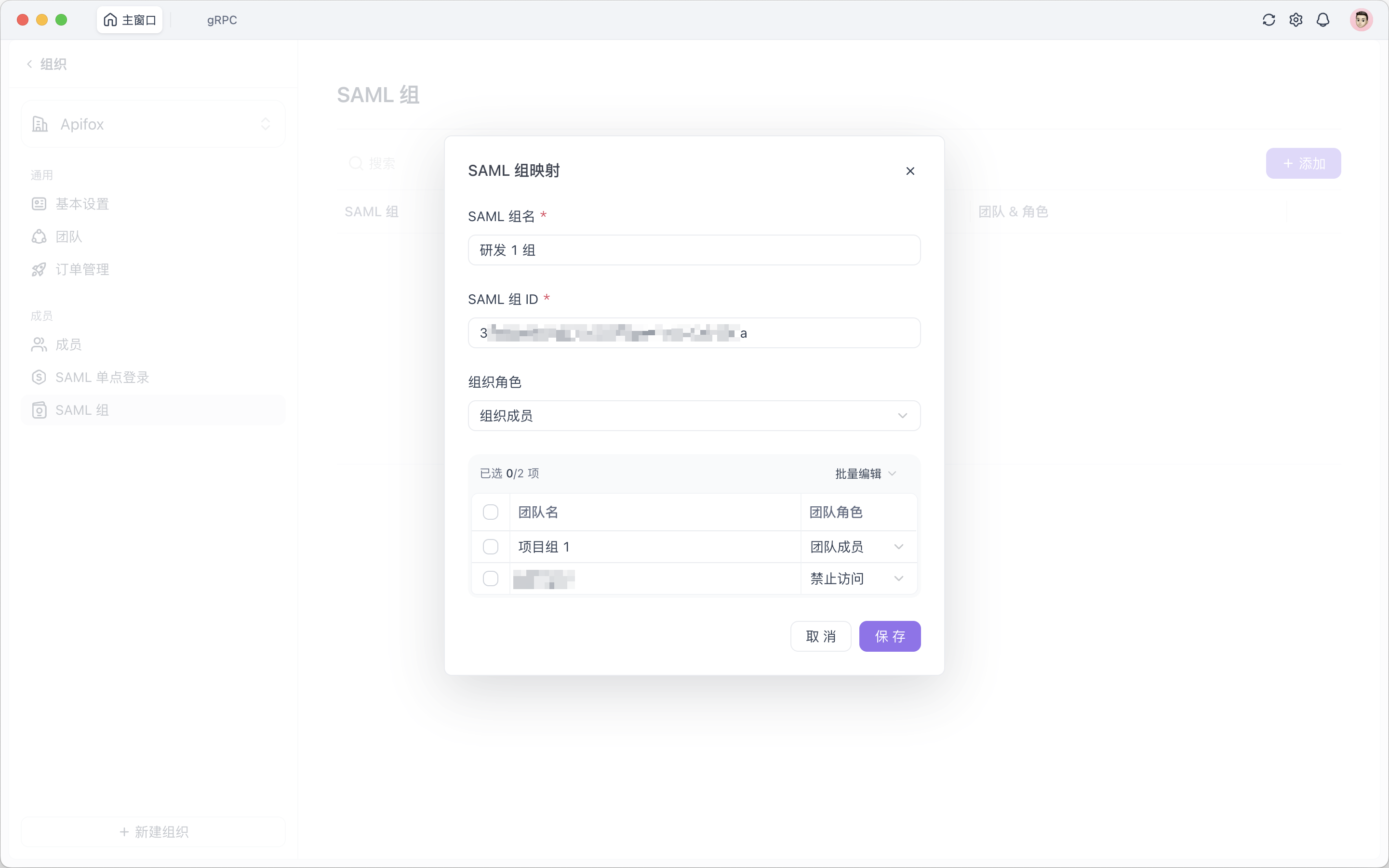 在 Apifox 中设置权限